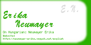 erika neumayer business card